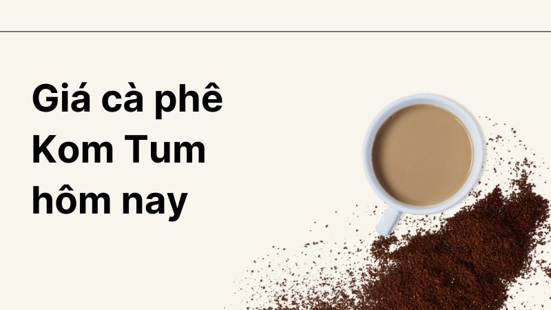 Các yếu tố tác động đến giá cà phê Kom Tum hôm nay