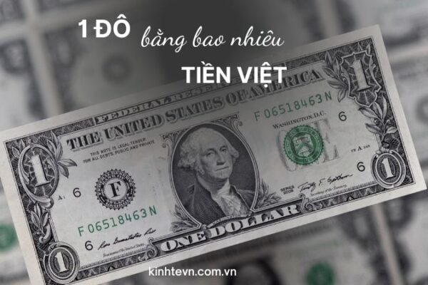 1 Đô bằng bao nhiêu tiền Việt? Tỷ giá hối đoái USD/VND?